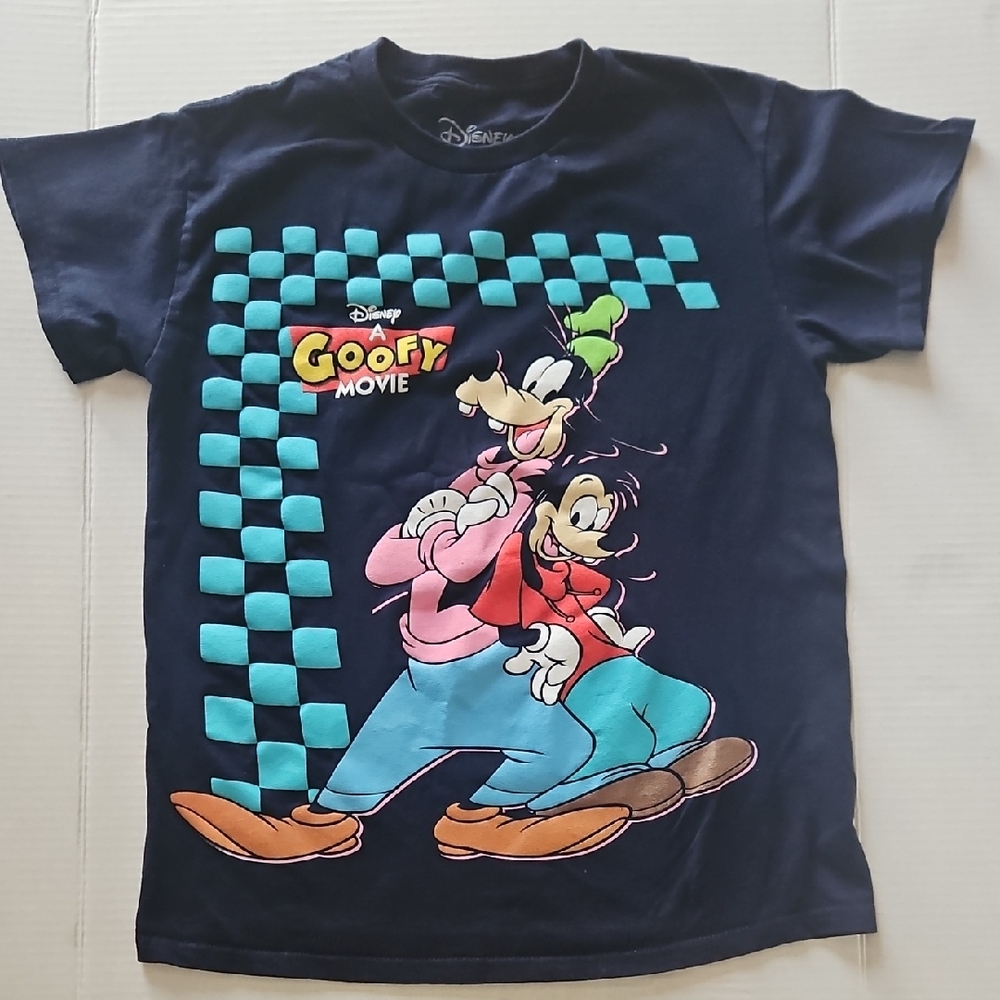 Disney Goofy Movie  T-Shirt - Navy Blue Unisex XS